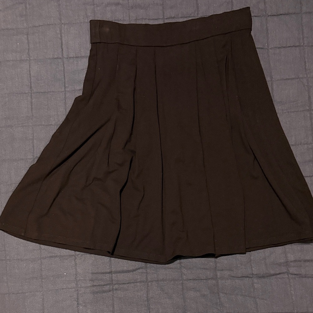Eileen Fisher Black A-Line Skirt
